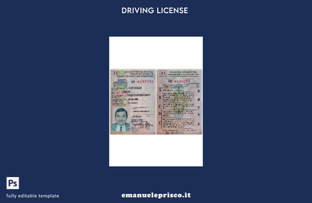 verified style modello di guida in Tagikistan in stile verificato template